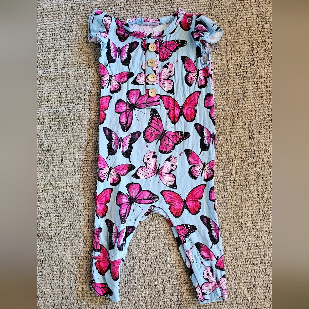 Little bum bums short sleeve romper